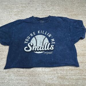 The Sandlot Shirt Mens XL Blue Acid Wash Youre Killin Me Smalls Graphic Tee